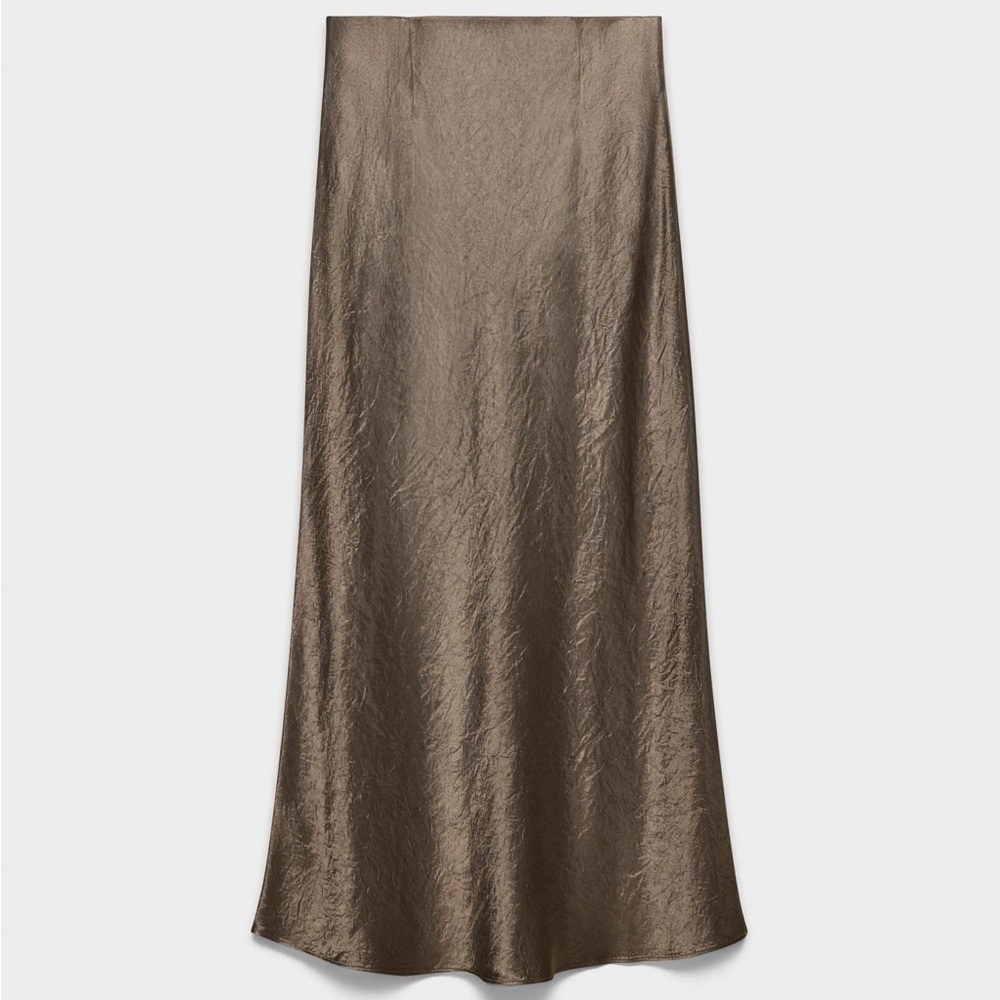 EUC Babaton
Slip Satin Maxi Skirt Taupe - Picture 2 of 5
